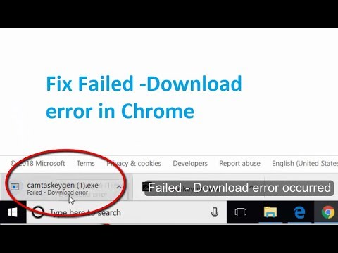 Chrome virus scan failed